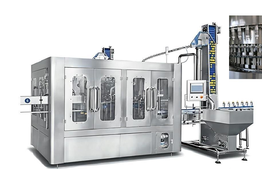 XGF washing, filling and capping equipment shown in the Allot Tech 2026 catalog