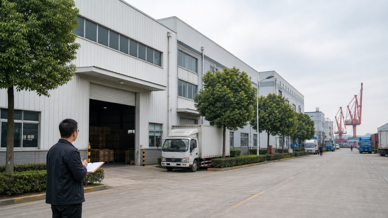 Zhangjiagang manufacturing and logistics context