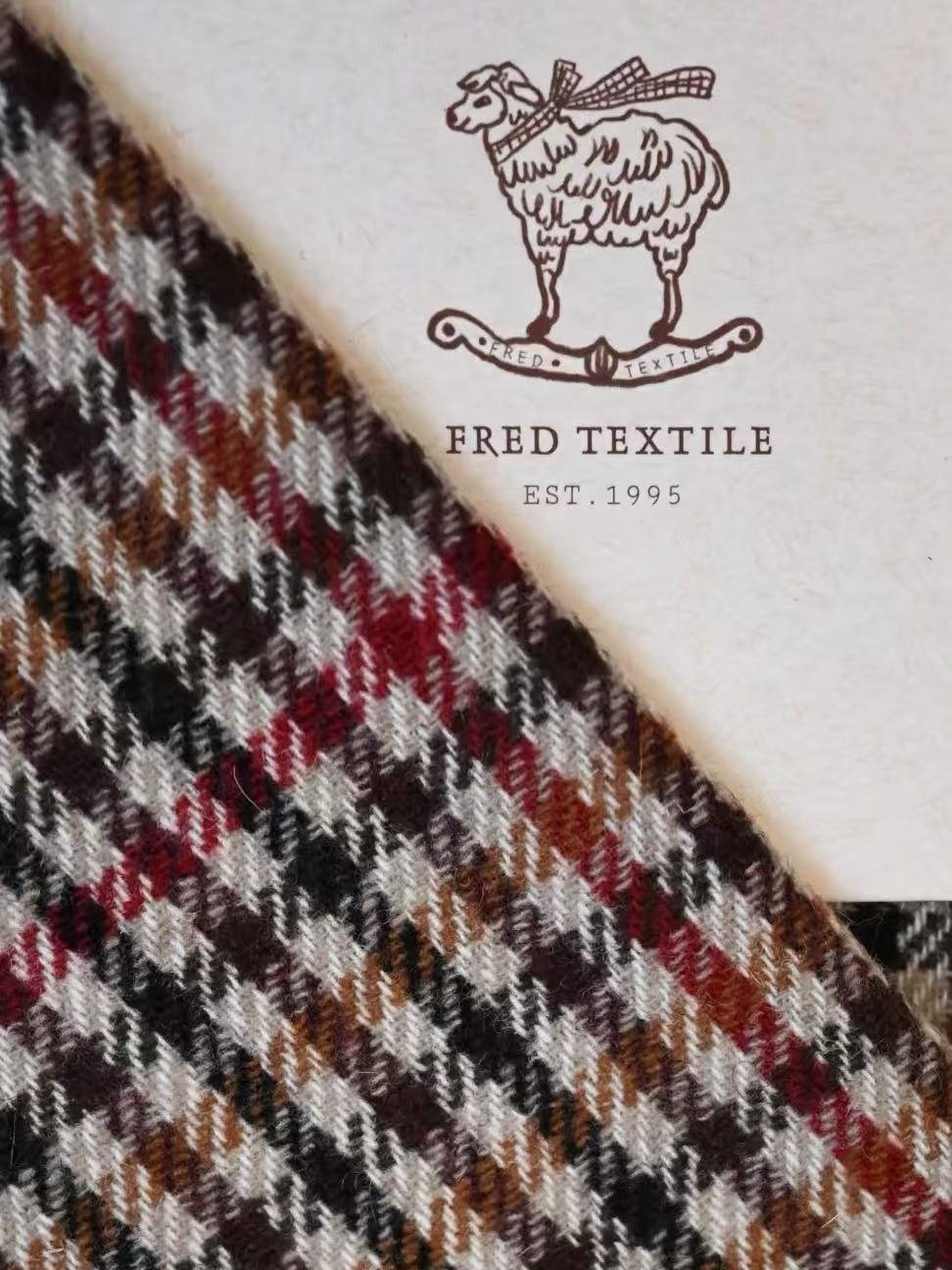Fred Textile Classic Tweed fabric detail